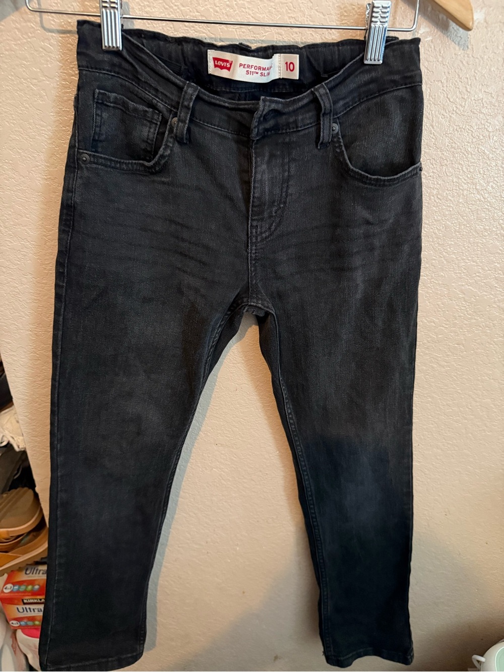 Levi's Men's Slim Black Jeans - Performance Stretch